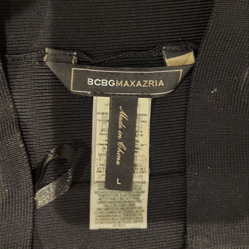 BCBCMaxazria Black Mini Skirt. Sz. L